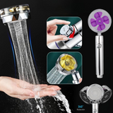 TurboShower™ 360° – Cabezal de Ducha de Alta Presión y Ahorro de Agua