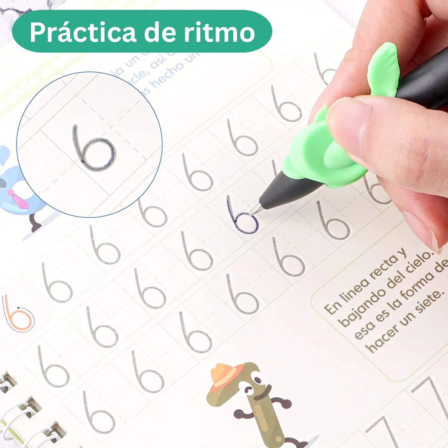 Mi primer cuaderno de práctica de escritura para niños