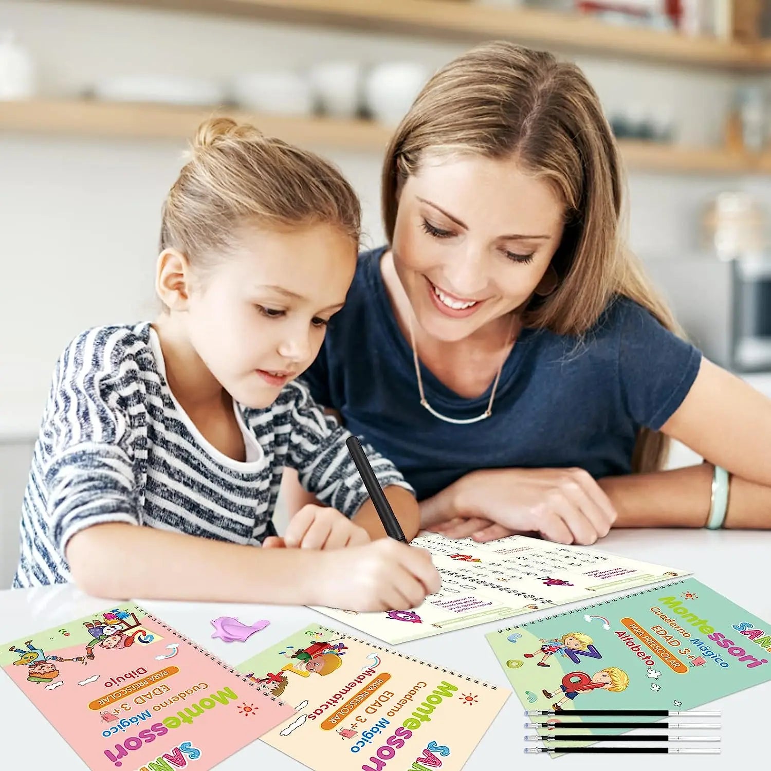 Mi primer cuaderno de práctica de escritura para niños