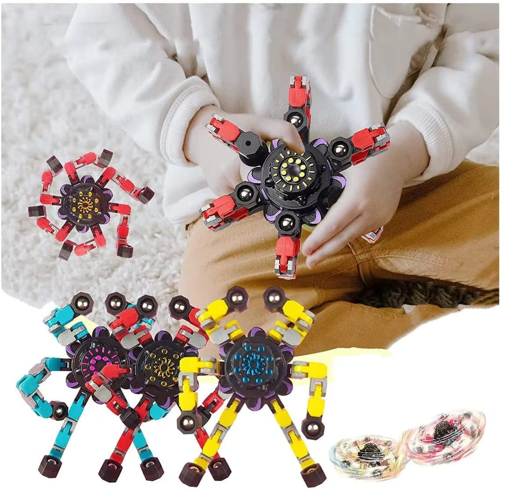 Spinners Transformables – Juguete Antiestrés y de Desarrollo Infantil