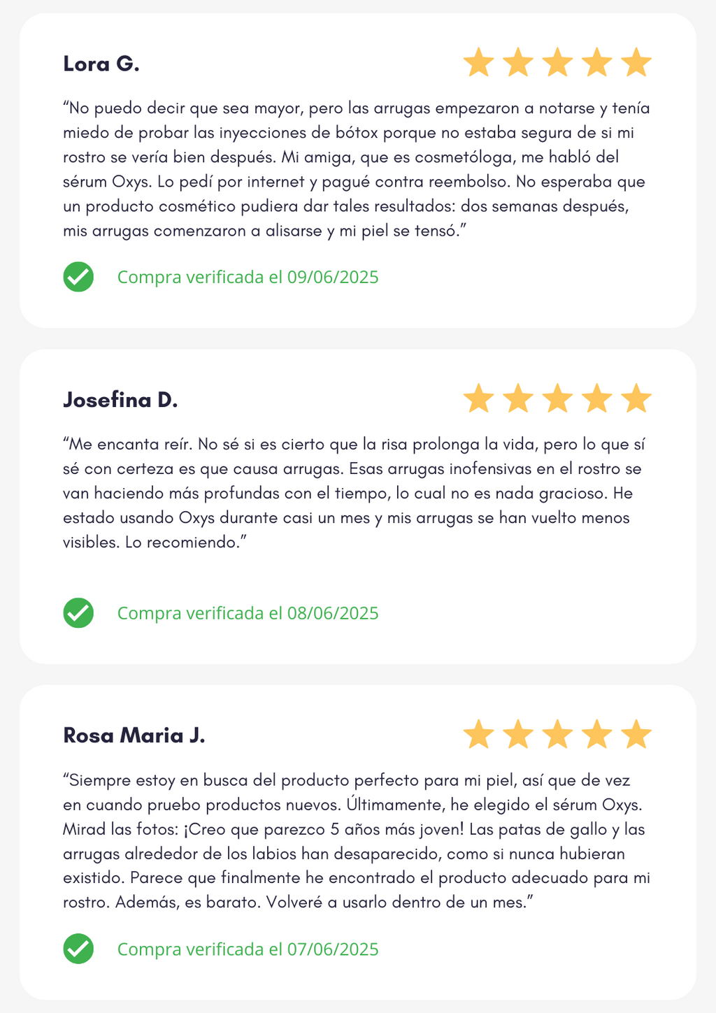 Oxys Crema Antiedad Reafirmante y Alisadora